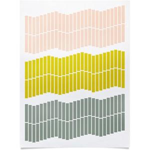 Society6 June Journal Day and Night Rainbow Poster(Pastel Piano Keys)