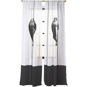Society6 Sheer Curtains – Window Decor by Mile High Studio – Extra Long Floor to Ceiling Curtains, 50″ x 96″, Simply Folk Olive Branches(Float Pop Minimalism)