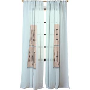 Society6 Sheer Curtains – Window Decor by Mile High Studio – Extra Long Floor to Ceiling Curtains, 50″ x 96″, Simply Folk Olive Branches(Well Sht)