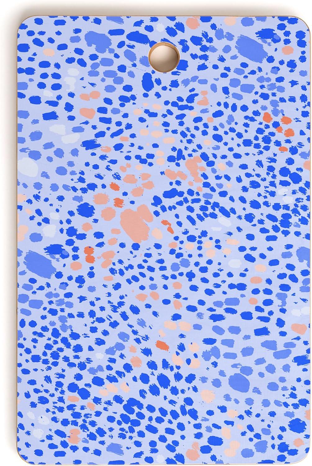 imageSociety6 Bamboo Cutting Board Kitchen Decor by 83 Oranges Unique Cutting Boards for Kitchen 16 x 105 x 05 White PigeonsViolet Leopard
