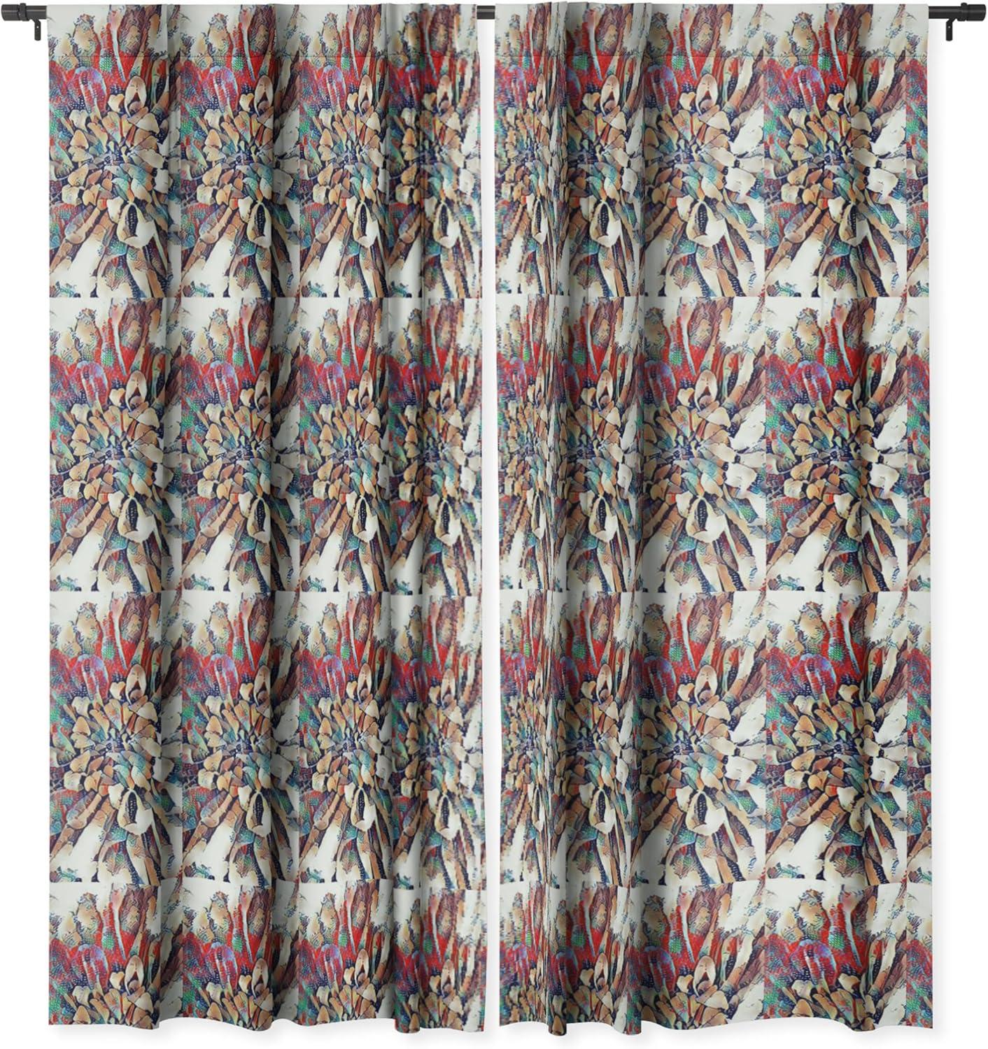 imageSociety6 Blackout Curtains Window Decor by Sheila WenzelGanny Extra Long Floor to Ceiling Curtains 50 x 96 Rainbow CascadeJapanese Inspired Lily