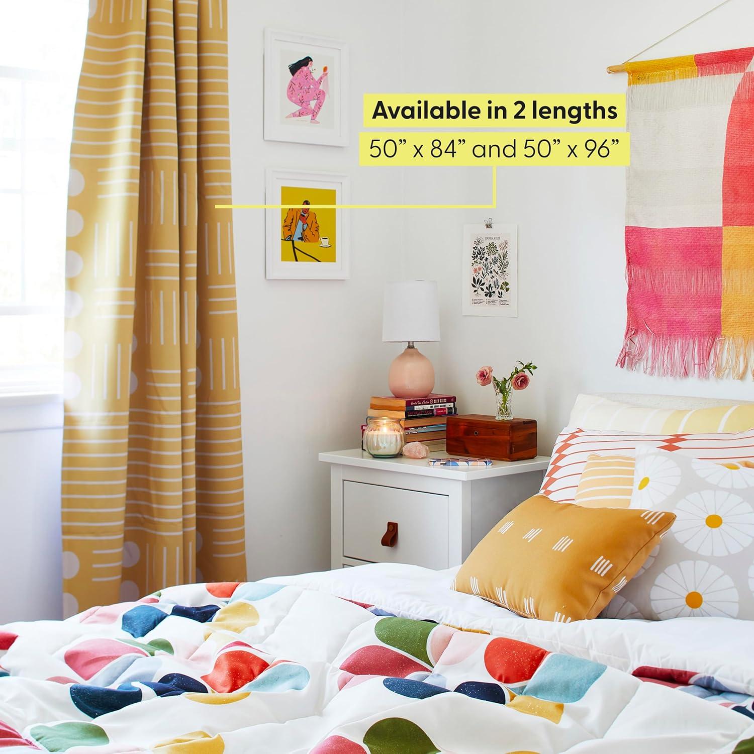 imageSociety6 Blackout Curtains Window Decor by Sheila WenzelGanny Extra Long Floor to Ceiling Curtains 50 x 96 Rainbow CascadeJapanese Inspired Lily