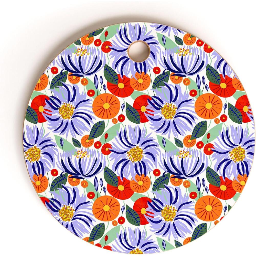 imageSociety6 Bamboo Cutting Board Kitchen Decor by 83 Oranges  Unique Cutting Boards for Kitchen 16 x 105 x 05 White PigeonsAlia