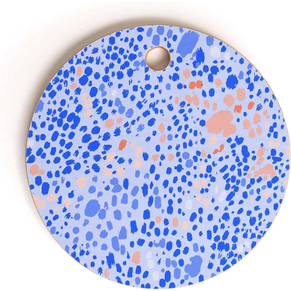 imageSociety6 Bamboo Cutting Board Kitchen Decor by 83 Oranges  Unique Cutting Boards for Kitchen 16 x 105 x 05 White PigeonsViolet Leopard