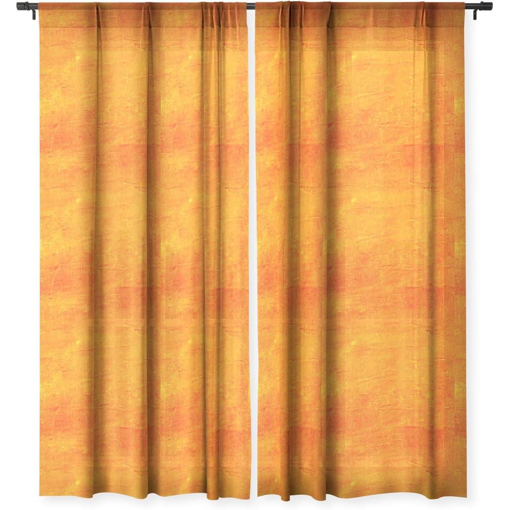 imageSociety6 Blackout Curtains  Window Decor by Sheila WenzelGanny  Extra Long Floor to Ceiling Curtains 50 x 96 Rainbow CascadeOrange Sunset