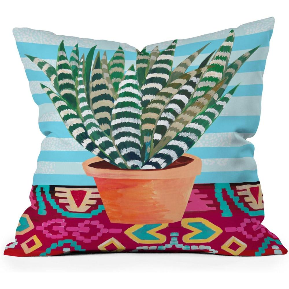 imageSociety6 Indoor Throw Pillows  Home Decor by Misha Blaise Design  Decorative Accent Pillows for Couch or Bed 16 x 16 Buen DiaBright Afternoon