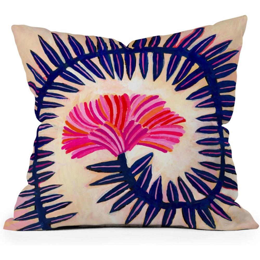 imageSociety6 Indoor Throw Pillows  Home Decor by Misha Blaise Design  Decorative Accent Pillows for Couch or Bed 16 x 16 Buen DiaWandering