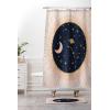 Society6 Bath Mat – Bathroom Decor by Emanuela Carratoni – Non-Slip Memory Foam Bathroom Rugs, Soft Microfiber, Machine Washable, 17″ x 24″, 70’s Floral(Love in Space)