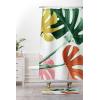 Society6 Bath Mat – Bathroom Decor by Gale Switzer – Non-Slip Memory Foam Bathroom Rugs, Soft Microfiber, Machine Washable, 17″ x 24″, Agave Geometrics Pink(Urban Jungle Leaves)