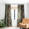 Society6 Blackout Curtains – Window Decor by Burcu Korkmazyurek – Extra Long Floor to Ceiling Curtains, 50″ x 96″, Summer Botanical Garden IX(Birds and Snakes)