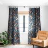 Society6 Blackout Curtains – Window Decor by Burcu Korkmazyurek – Extra Long Floor to Ceiling Curtains, 50″ x 96″, Summer Botanical Garden IX(Lemon and Leaf Pattern VI)