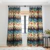 Society6 Blackout Curtains – Window Decor by Sheila Wenzel-Ganny – Extra Long Floor to Ceiling Curtains, 50″ x 96″, Rainbow Cascade(Contemporary Blue Bubble)