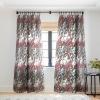Society6 Blackout Curtains – Window Decor by Sheila Wenzel-Ganny – Extra Long Floor to Ceiling Curtains, 50″ x 96″, Rainbow Cascade(Japanese Inspired Lily)