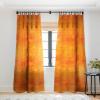 Society6 Blackout Curtains – Window Decor by Sheila Wenzel-Ganny – Extra Long Floor to Ceiling Curtains, 50″ x 96″, Rainbow Cascade(Orange Sunset)