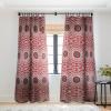 Society6 Blackout Curtains – Window Decor by Sheila Wenzel-Ganny – Extra Long Floor to Ceiling Curtains, 50″ x 96″, Rainbow Cascade(Red White Bohemian Mandala)