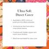 Society6 Burcu Korkmazyurek Summer Botanical Garden VIII King Duvet Cover and 2 Pillow Shams Set, Multi(Full/Queen)
