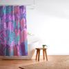 Society6 Shower Curtain – Bathroom Decor by Doodle by Meg – Fabric Shower Curtains for Bathroom, 72″ x 69″, Psychedelic Space(Botanical Nights)