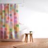 Society6 Shower Curtain – Bathroom Decor by Doodle by Meg – Fabric Shower Curtains for Bathroom, 72″ x 69″, Psychedelic Space(Smiley Face Tie Dye Print)