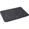 Society6 Bath Mat – Bathroom Decor by Emanuela Carratoni – Non-Slip Memory Foam Bathroom Rugs, Soft Microfiber, Machine Washable, 17″ x 24″, 70’s Floral(Heart Constellation)
