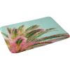 Society6 Bath Mat – Bathroom Decor by Gale Switzer – Non-Slip Memory Foam Bathroom Rugs, Soft Microfiber, Machine Washable, 17″ x 24″, Agave Geometrics Pink(Fiesta Palms)