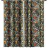 Society6 Blackout Curtains – Window Decor by Burcu Korkmazyurek – Extra Long Floor to Ceiling Curtains, 50″ x 96″, Summer Botanical Garden IX(Birds and Snakes)