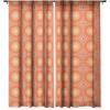 Society6 Blackout Curtains – Window Decor by Sheila Wenzel-Ganny – Extra Long Floor to Ceiling Curtains, 50″ x 96″, Rainbow Cascade(Orange Boho Mandala)