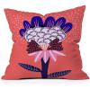 Society6 Indoor Throw Pillows – Home Decor by Misha Blaise Design – Decorative Accent Pillows for Couch or Bed, 16″ x 16″, Buen Dia(Fabuluscious Flower)