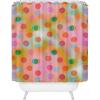 Society6 Shower Curtain – Bathroom Decor by Doodle by Meg – Fabric Shower Curtains for Bathroom, 72″ x 69″, Psychedelic Space(Smiley Face Tie Dye Print)