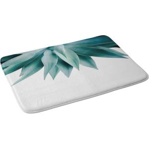 Society6 Bath Mat – Bathroom Decor by Gale Switzer – Non-Slip Memory Foam Bathroom Rugs, Soft Microfiber, Machine Washable, 17″ x 24″, Agave Geometrics Pink(Agave Fringe)