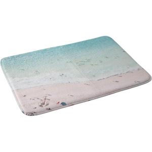 Society6 Bath Mat – Bathroom Decor by Gale Switzer – Non-Slip Memory Foam Bathroom Rugs, Soft Microfiber, Machine Washable, 17″ x 24″, Agave Geometrics Pink(Beach Sunday)