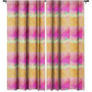 Society6 Blackout Curtains – Window Decor by Sheila Wenzel-Ganny – Extra Long Floor to Ceiling Curtains, 50″ x 96″, Rainbow Cascade(Modern Rainbow Cascade)