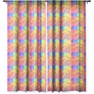 Society6 Blackout Curtains – Window Decor by Sheila Wenzel-Ganny – Extra Long Floor to Ceiling Curtains, 50″ x 96″, Rainbow Cascade(Rainbow Cascade)