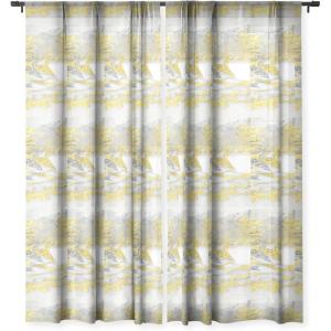 Society6 Blackout Curtains – Window Decor by Sheila Wenzel-Ganny – Extra Long Floor to Ceiling Curtains, 50″ x 96″, Rainbow Cascade(Silver and Gold Marble Design)