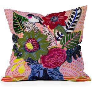 Society6 Indoor Throw Pillows – Home Decor by Misha Blaise Design – Decorative Accent Pillows for Couch or Bed, 16″ x 16″, Buen Dia(Celebrate the Day)