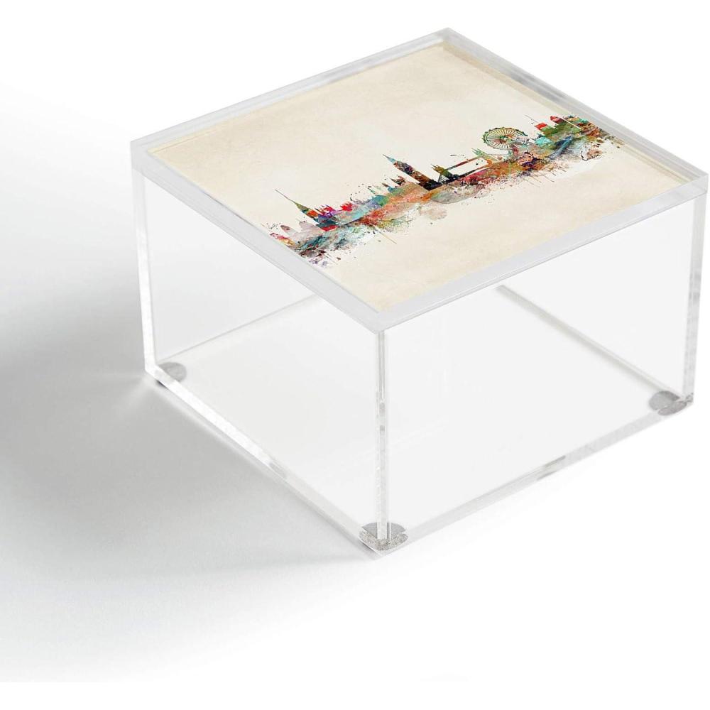 imageSociety6 Bri Buckley New York City Skyline Acrylic Box 4 x 4London City Skyline