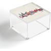 Society6 Bri Buckley New York City Skyline Acrylic Box, 4″ x 4″(Philadelphia Skyline)