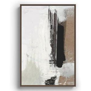 Society6 Avenue Canvas Print – Modern Wall Art by Dan Hobday Art – Framed Canvas, Gallery-Quality Canvas with Fade-Resistant Ink, 24 X 36, Walnut