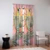 Society6 Sheer Curtains – Window Decor by Sandra Poliakov – Extra Long Floor to Ceiling Curtains, 50″ x 96″, Plant Lady at Home(Sun Power)