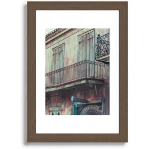 Society6 Preservation Hall – New Orleans Travel Photography Framed Art Print – Modern Wall Decor by Eye Poetry Photography – Framed Canvas, Work of Art with Gallery-Qualtity Ink, 13 X 19, Classic Walnut