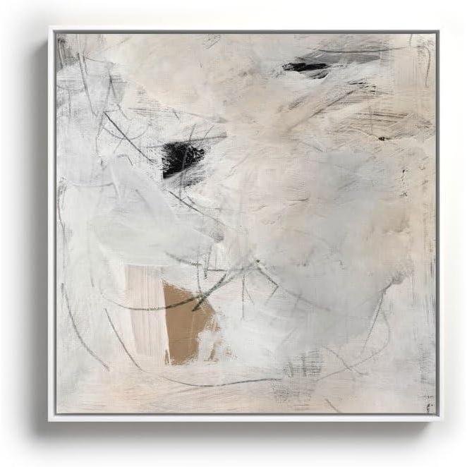 imageSociety6 Feels Like Calm Canvas Print  Modern Wall Art by Dan Hobday Art  Framed Canvas GalleryQuality Canvas with FadeResistant Ink 30 X 30 White