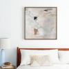 Society6 Feels Like Calm Canvas Print – Modern Wall Art by Dan Hobday Art – Framed Canvas, Gallery-Quality Canvas with Fade-Resistant Ink, 30 X 30, Walnut