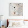Society6 Feels Like Calm Canvas Print – Modern Wall Art by Dan Hobday Art – Framed Canvas, Gallery-Quality Canvas with Fade-Resistant Ink, 30 X 30, White