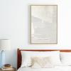 Society6 Relief [1]: An Abstract, Textured Piece In White Canvas Print – Modern Wall Art by Alyssa Hamilton Art by Alyssa Hamilton Art – Framed Canvas, Gallery-Quality Canvas with Fade-Resistant Ink, 24 X 36, Maple
