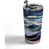 Society6 SpaceFrogDesigns Moonlit Ocean Travel Mug, 20oz, Moonlit Ocean(Moonlit Ocean)