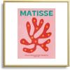 Society6 Palm Beach: Matisse Travel Colour Series 01 Framed Art Print – Modern Wall Decor by Ayeyokp – Framed Canvas, Work of Art with Gallery-Qualtity Ink, 10 X 10, Gold Metal