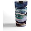 Society6 SpaceFrogDesigns Moonlit Ocean Travel Mug, 20oz, Moonlit Ocean(Moonlit Ocean)