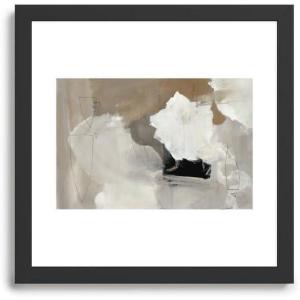 Society6 Dolomite Framed Art Print – Modern Wall Decor by Dan Hobday Art – Framed Canvas, Work of Art with Gallery-Qualtity Ink, 20 X 20, Classic Black