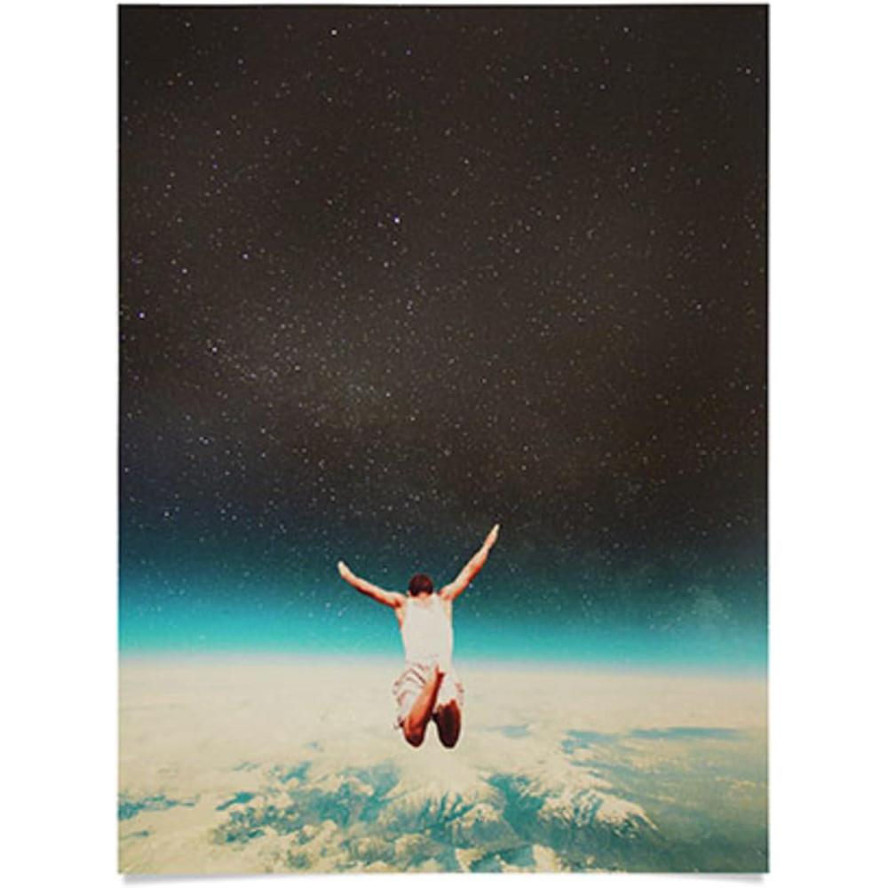 imageSociety6 We Used To Live There Too Poster Wall Art Wall Decor by Frank Moth Smooth Gloss Paper 18 x 24Falling With A Hidden Smile