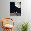 Society6 We Used To Live There Too Poster Wall Art – Wall Decor by Frank Moth – Smooth Gloss Paper, 18″ x 24″(I Gave You The Moon)