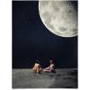 Society6 We Used To Live There Too Poster Wall Art – Wall Decor by Frank Moth – Smooth Gloss Paper, 18″ x 24″(I Gave You The Moon)